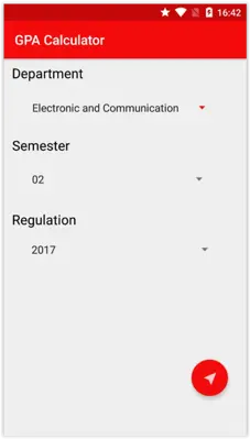 GPA Calculator android App screenshot 1