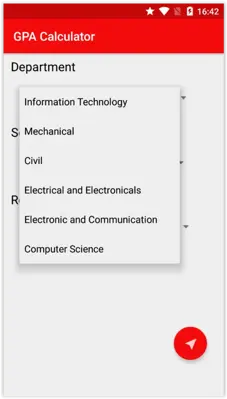 GPA Calculator android App screenshot 2